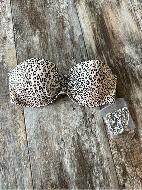 2 for $20 sale: NWOT Victoria’s Secret cheetah leopard print bandeau bikini top
